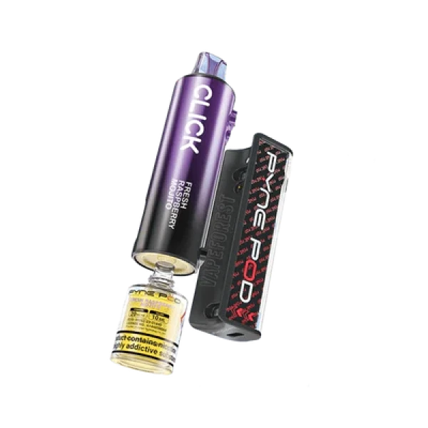 Pyne Pod Click 10K Disposable Vape - Sour Cherry Raspberry Ice